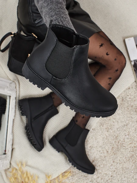 Damen Stiefeletten im Chelsea-Stil aus Öko-Leder Belmo