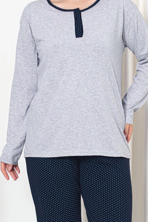 Royalfashion Жіноча бавовняна піжама в 2 частини PLUS SIZE