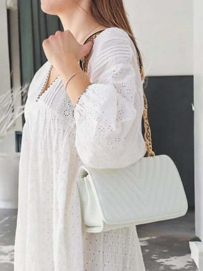Royalfashion gestepptes kleines Damenhandtasche aus Eco-Leder