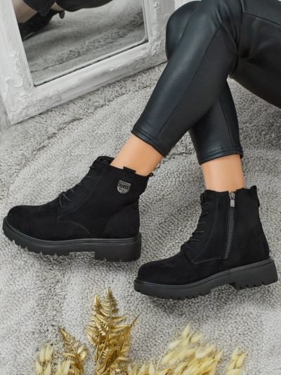 Damen Botki Trapery Tirra