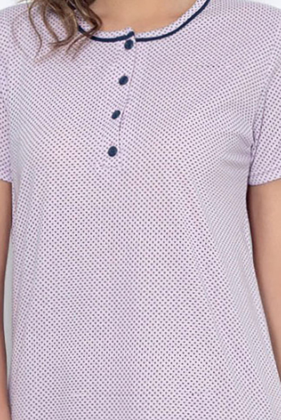 Royalfashion Women's polka dot nightshirt