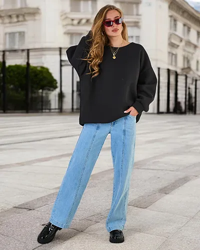 Royalfashion Damen-Sweatshirt in Übergröße