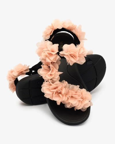 Royalfashion Powder Damen Sandalen mit Blumen Alferroy