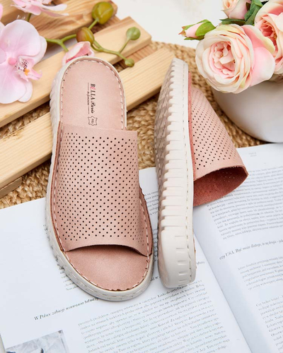 Royalfashion Durchbrochene Damen-Flip-Flops Ererra