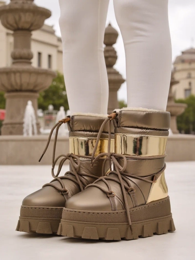 Royalfashion Damen Schneestiefel Warcca