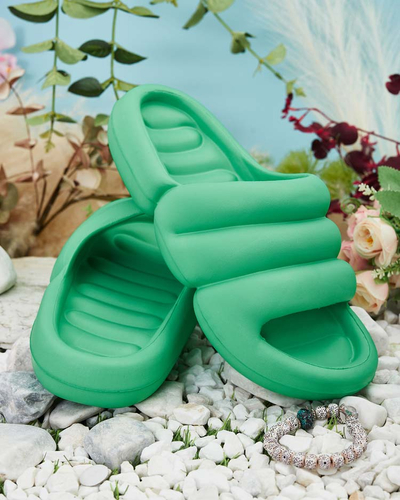 Royalfashion Damen Gammad Gummi-Flip-Flops