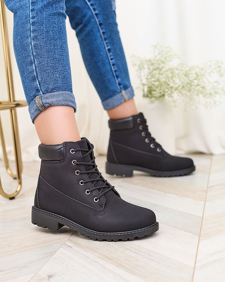 Royalfashion Black women's Karveliea trappers
