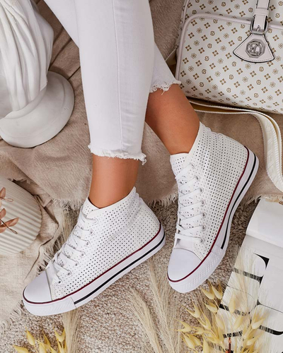 Royalfashion Damen Nimm durchbrochene Sneaker
