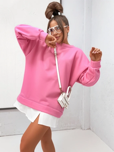 Royalfashion Baumwoll Damen Sweatshirt mit abnehmbarem unteren Teil