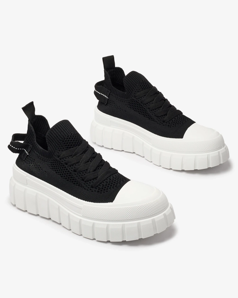 Damen-Sneakers in schwarzer Farbe Juneasi - Schuhe