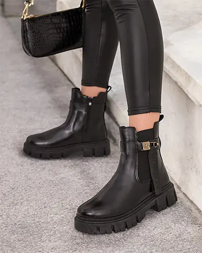 Royalfashion Women's eko Leder Dobinas Stiefel