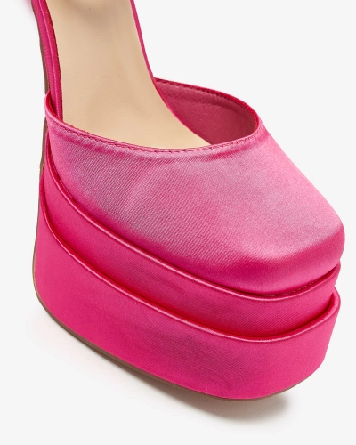 Damen Pumps mit hohem Schaft in fuchsia Farbe Sellca- Footwear
