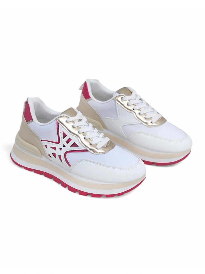 Royalfashion Damensneaker mit Glitzer Senues