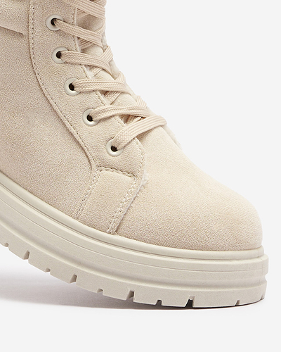 Isolierte Trapper-Stiefel für Damen in Beige Tivica - Footwear