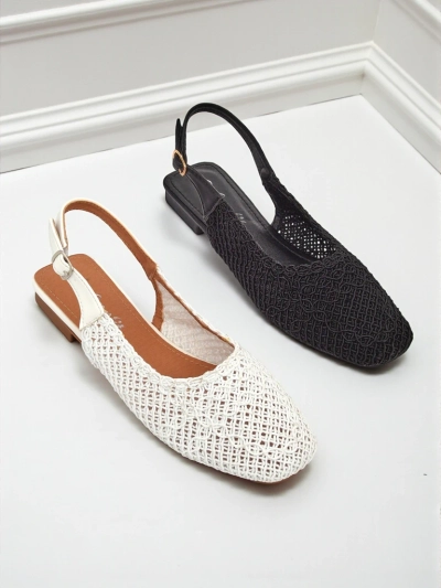 Royalfashion Damen Sandalen mit offener Ferse Breeze Woven