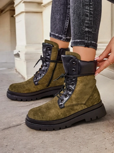 Royalfashion Damen Stiefeletten Arbeitsschuhe Ferrinole