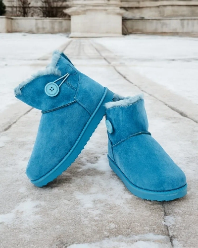 Royalfashion Damen Kurzstiefel a'la Schneestiefel Malla