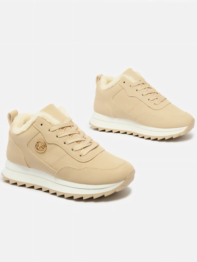 Royalfashion Beige isolierte Sportschuhe für Frauen Lahho
