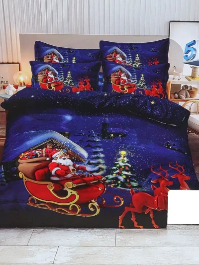 Royalfashion Weihnachtsbettwäscheset 160x200 komplett 3-TEILE