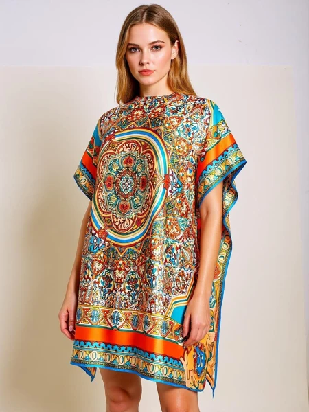 Pareo-Kleid Calista – bunt, leicht, inspiriert vom mediterranen Stil