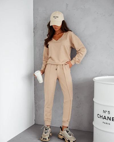Royalfashion Damen Baumwoll Freizeit-Set