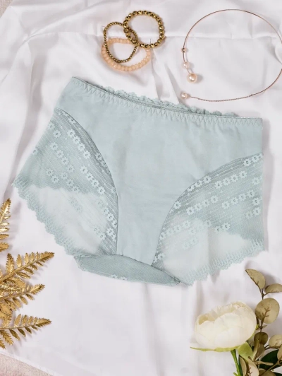 Royalfashion Жіночі бавовняні мереживні трусики РОЗМІР ПЛЮС