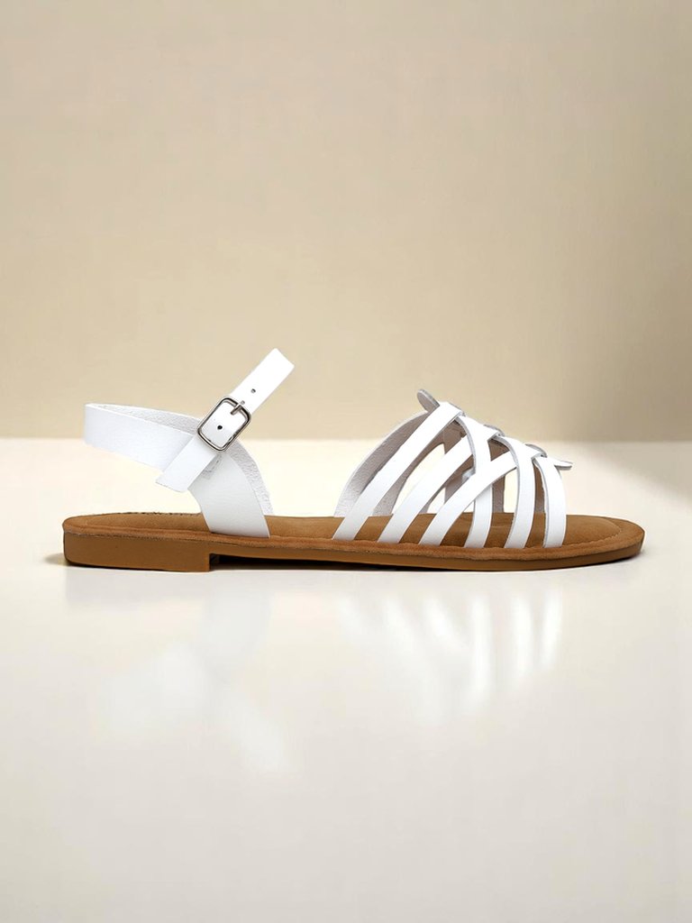 Royalfashion Damen-Sandalen mit dekorativen Riemchen Livia