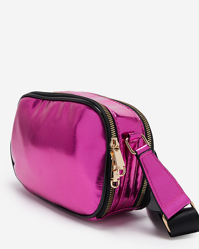 Kleine glänzende Damengeldbörse mit Inschriften - Accessoires