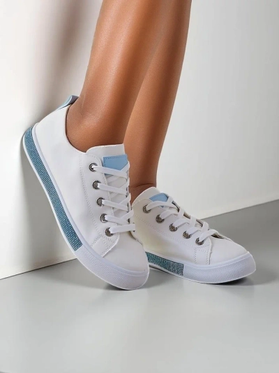 Royalfashion Damen Öko-Leder Sneaker Errosa