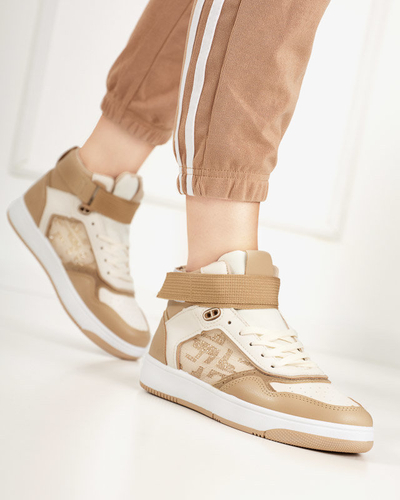 Hellbrauner Damen-Sportschuh mit hohem Schaft Retila - Footwear
