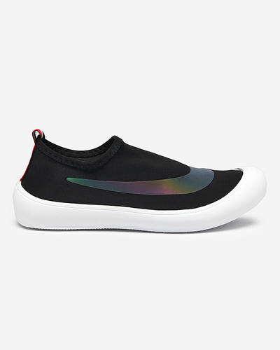 OUTLET Schwarze Slip-on-Sneakers für Damen Lerick - Schuhe
