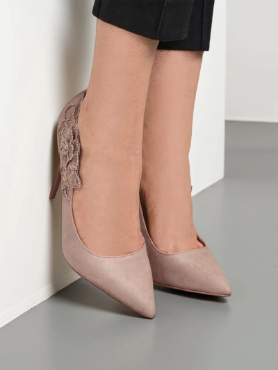 Royalfashion Damen-Stiletto-Absätze mit Blumen Sollabe