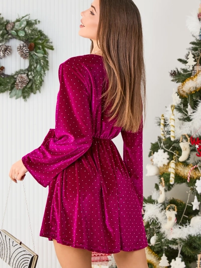 Royalfashion Damenkleid mit Strass