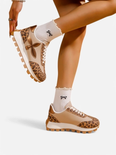 Royalfashion Damen Sport Sneakers auf einer dickeren Sohle Aloqa