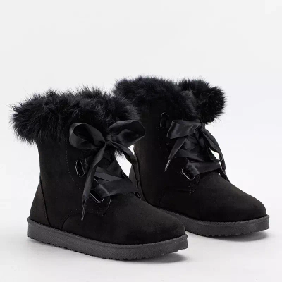 OUTLET Schwarze Damen-Schneestiefel von Ritalo - Schuhe
