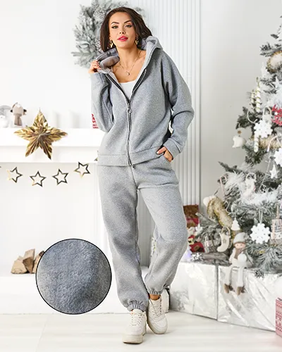 Royalfashion Damen Baumwoll-Trainingsanzug Set