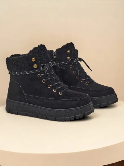 Royalfashion Damen Winterstiefel Bomion
