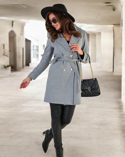 Royalfashion Women's Tiered Coat