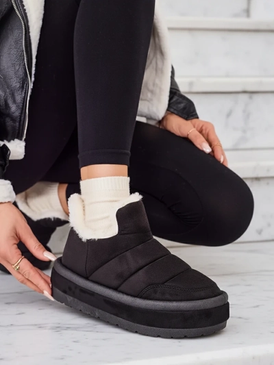 Royalfashion Damen Zoeno Kurzstiefel a'la Schneestiefel