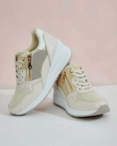 Royalfashion Sportliche Damen-Sneaker aus Nentas-Katzenleder