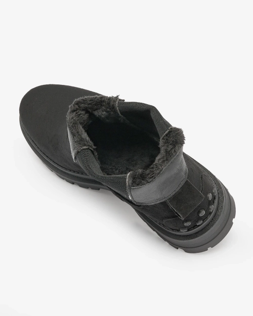 Royalfashion Чорні жіночі утеплені черевики Comfy Walk