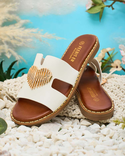 Royalfashion Women's Ortyca flache Sohlen Flip-Flops