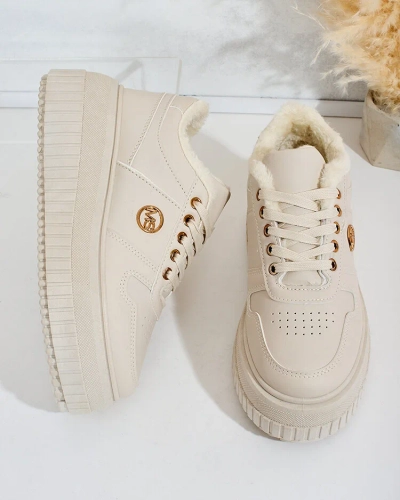 Royalfashion Warme Damen-Sneakers mit Fell Rozit