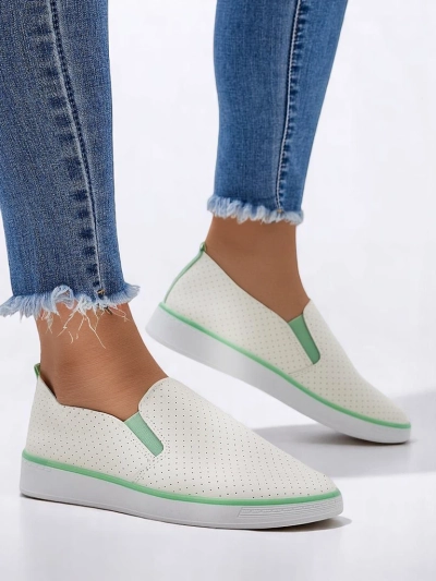 Royalfashion Damen perforierte Slipper Kassias