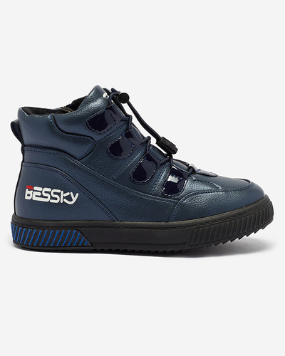 Marineblaue Sportstiefel für Kinder Imrinn- Footwear
