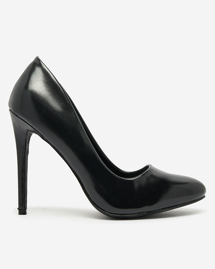 Royalfashion Schwarze Stiletto-Pumps Retogasa