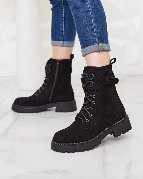 Royalfashion Damen Baggerstiefel Regerre