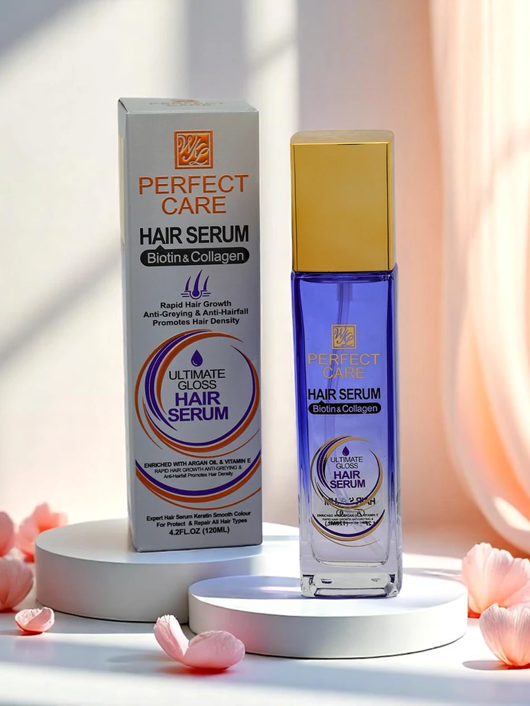 PERFECT CARE Haarserum auf Biotinbasis - beschleunigt das Wachstum, verdichtet das Haar und verhindert Haarausfall