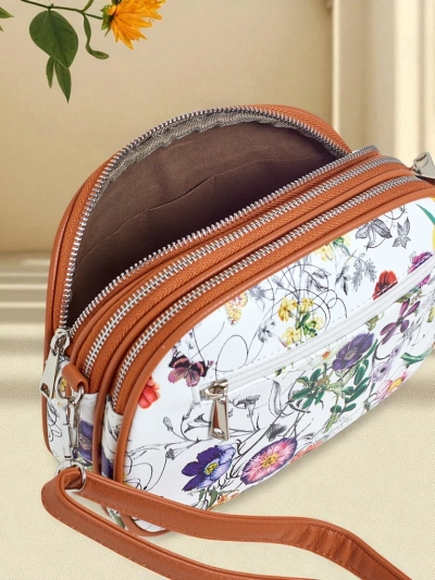 Royalfashion Kleine Damenhandtasche aus Öko-Leder Floriana