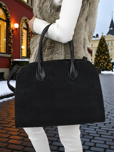 Damen Shopper Handtasche Öko-Wildleder Dorelle